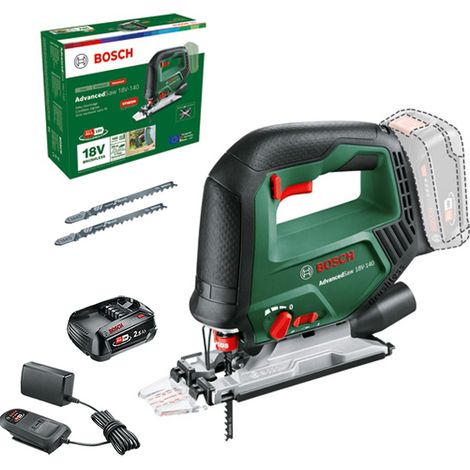 Bosch 0603013000 Cordless Brushless 18v Jigsaw AdvancedSaw 18V-140 2.5AH Battery