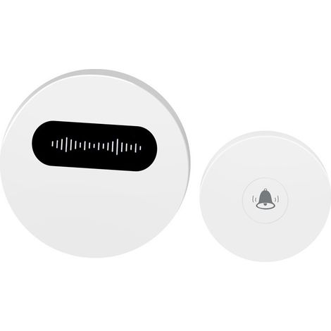 Electric wireless doorbell 1 to 1 waterproof and battery-free with 58 chords of music attached (1/3)
