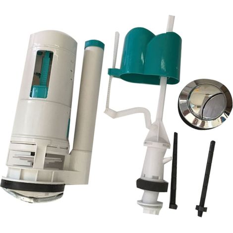 Kit di riparazione WC – valvola a doppio scarico – 20 cm – valvola di riempimento + pulsante – economico