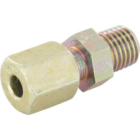 Raccord à visser mâle droit UNIVERSEL CLGEV4LL60M8K