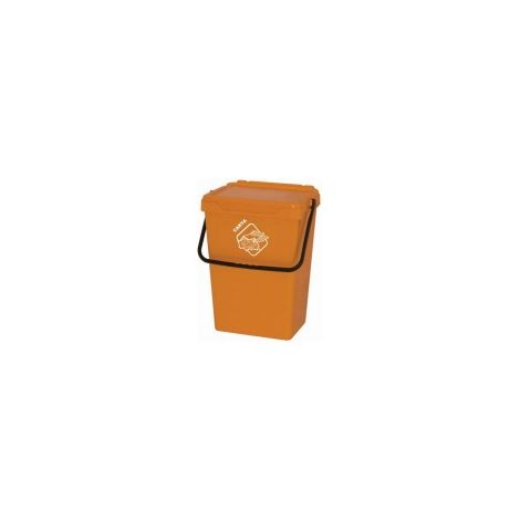 SECCHIO CON COPERCHIO GIALLO LT35