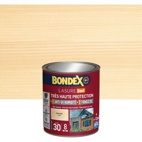 Lasure Très Haute Protection - 1L - Incolore - Bondex