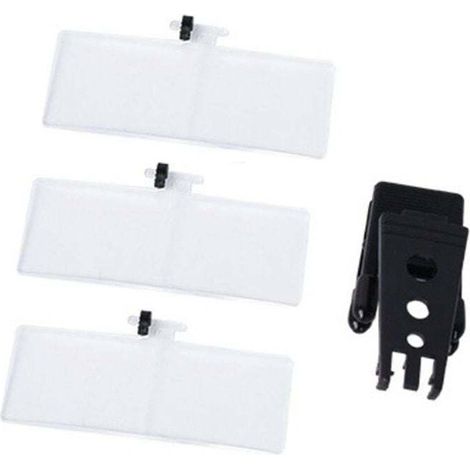 Loupe Optique Pliante Clip Sur Lunettes Grossissement 1.5X 2.5X 3.5X Lentilles Acrylique 85X30Mm