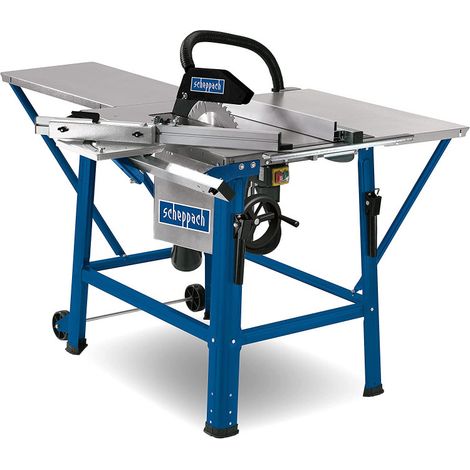 Banco sega circolare Scheppach ts310 disco ø 315 2800w 400v + lama di ricambio (1/3)
