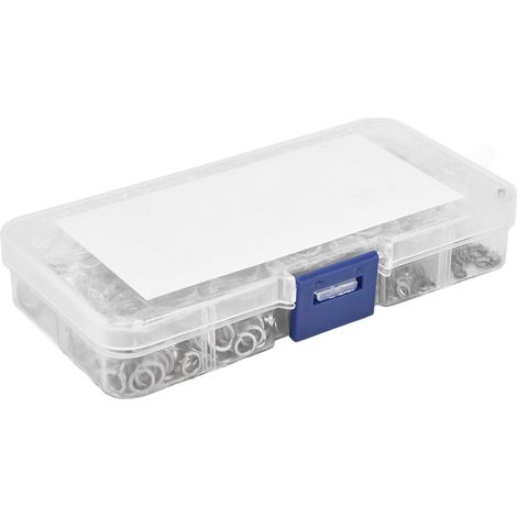 Lot de 480 rondelles plates en acier inoxydable 304, étanchéité renforcée, assortiment M2 M2.5 M3 M4 M5 M6 M8 M10 M12 pour auto bateau électroménager (1/5)