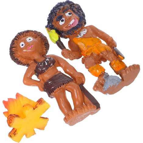 3stücke Miniaturfigur aus Kunstharz als Lagerfeuerdeko für (1/5)