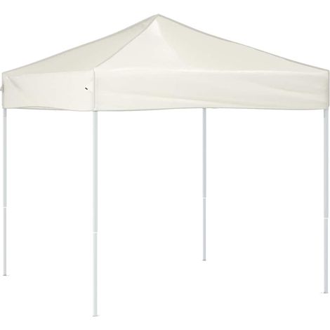 Tente de réception pliable, Pavillon, Pergola, Tente de jardin, Crème 2x2 m OIB5003E (1/5)