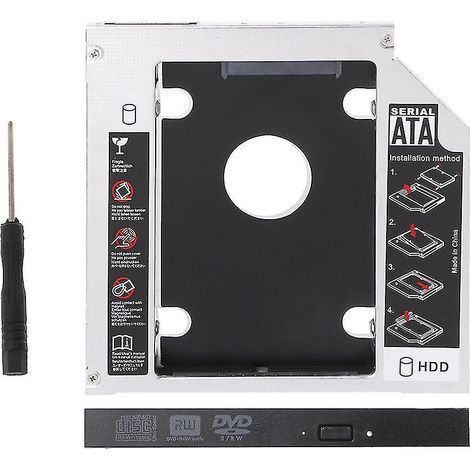 Adaptateur universel pour disque dur/SSD SATA 12,7 mm 2,5" (2e étage) (1/4)