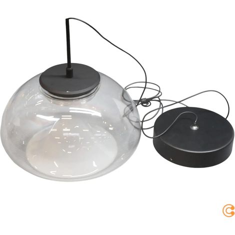[NEUWERTIG] B-Ware Fabas Luce Led Hängeleuchte Pendelleuchte Brena Transparent Dimmbar Cct 1 Flg
