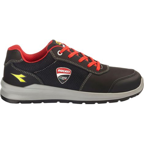 Zapato bajo de seguridad Ducati Speedy Race S1PS - S.40 - Negro/Fungus - DIADORA - 701.181702-C2541 S.40