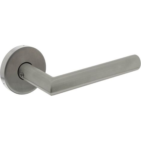 Ferrures de porte arrière rondes Jura Rosace solide en acier inoxydable - 0035.405710 (1/3)
