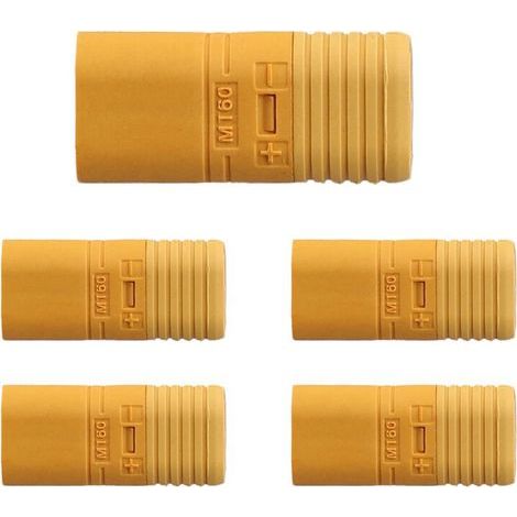 Convient pour 5 paires de connecteurs MT60 3,5 mm à 3 fils et 3 broches pour la connexion d'un ESC de télécommande à un moteur - 5 connecteurs mâles et 5 connecteurs femelles. (1/5)