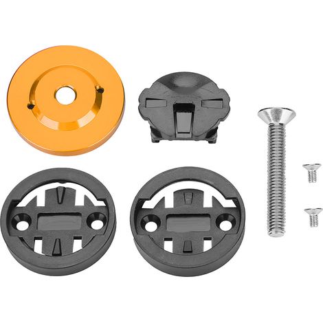 Support Vélo GPS Doré pour Ordinateur Guidon et Compteur Vitesse VTT (1/5)