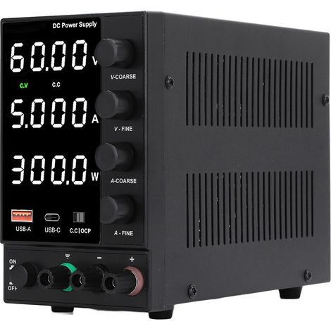 Alimentation CC DPS305U, encodeur à réglage grossier/fin variable de haute précision, alimentation de bureau à faible bruit, 0-30 V, 0-5 A, prise standard européenne, AC230 V. (1/5)