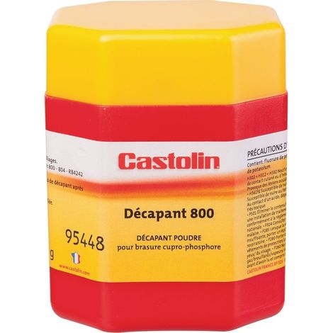 Castolin – Décapant en poudre non métallique pour soudure – Très longue durée d'utilisation – Pour décapage avant soudure