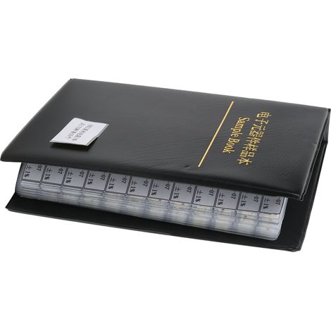 Kit de composants électroniques CMS (4250 pièces, 170 valeurs, série 0603) - Catalogue d'échantillons (1/5)
