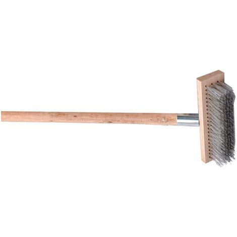 DEESSE SHOP-Brosse de Plancher de Surface Rugueuse Robuste, Broche en Caoutchouc Rébarrant de Poils de Compagnie Broche à Balais Commercial Extérieur (1/5)