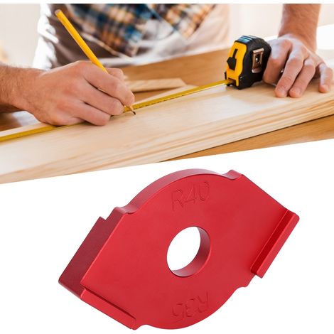 Schablone für abgerundete Ecken, Handkantentrimmer, Graviermaschine, Abrundungswerkzeuge R35R40 (1/5)