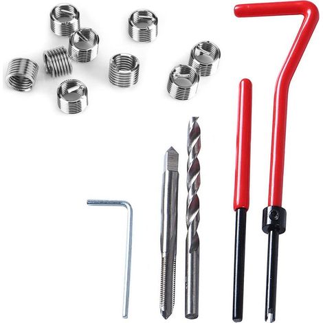 Kit De Réparation De Filetage - Insert Métrique M6 - Pour Acier Fonte Aluminium - 30 Pièces (1/5)