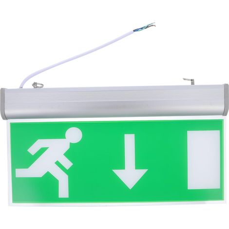 Éclairage De Secours Compact À Led Pour Bureau Et École Indicateur De Sortie