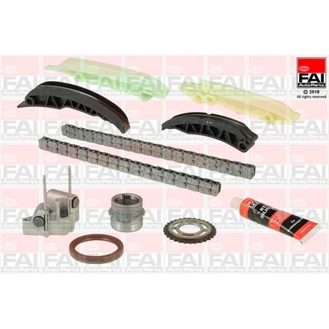 Kit de distribution par chaîne FAI AutoParts TCK74C BMW 11217787280 11312249851
