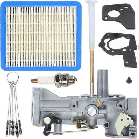 Kit de joint de carburateur, filtre à air et bougie d'allumage pour moteur Briggs & Stratton 112202 112212 112231 112232 112252 133202 133232 133252 135202 134202 5 CV (1/5)