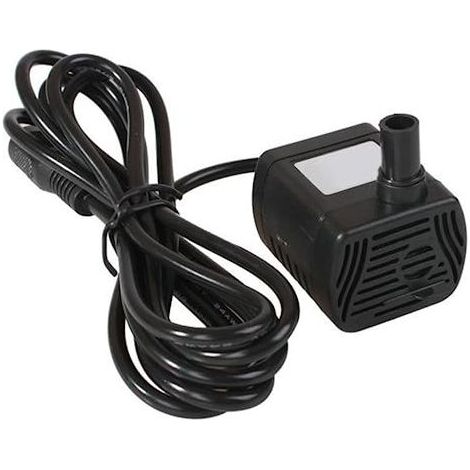 Pompe à eau solaire, DC 12V Mini Solar Fountain Pump Remplacement de pompe à 1,5 m de fil, pompe silencieuse, pompe à eau micro submersible pour le jardin flottant de jardin (1/5)