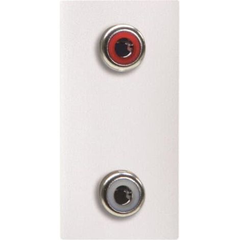Zenit 2X Rca - 1M - Blanc 2CLA215520N1101 ABB N2155.2BL