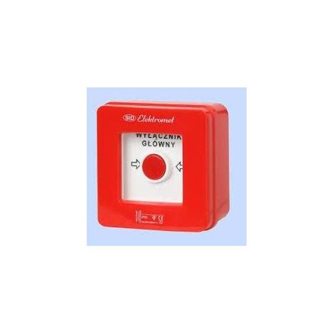 Elektromet WG-1s interrupteur d'alarme rouge IP55