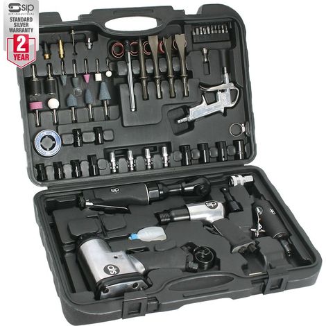 SIP 73pc Air Tool Kit - L15.5 x W47 x H34 cm (1/2)