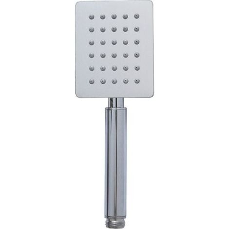 Doccia Low Square anticalcare in acciaio inox cromato  Tecom
