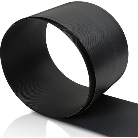 Wolketon Brise-vue rigide PVC 2,5x0,19 m gris foncé lot 10 bandes pour grillage panneau double fil anti-vent et UV (1/5)