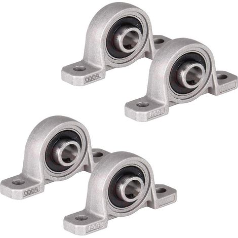Lot de 4 Roulements à Billes Roulement en Alliage de Zinc Bloc de roulement 8mm/10mm (1/5)