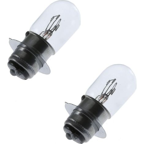 Cyclingcolors – Lot de 2 ampoules 12V 25/25W PX15d double filament – Culot P15d-25-1 – Luminosité optimale pour phares de moto et tracteur