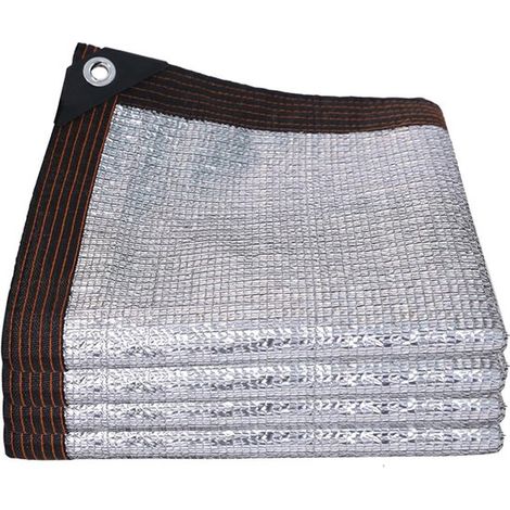Tela de sombreo de aluminio para jardín - malla de sombreo para invernadero - malla de protección solar resistente - adecuada para suculentas de vivero - estructura de malla - 3 x 4 metros (1/5)