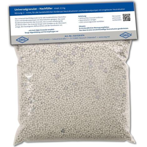 Granulés de recharge universels grosseur de grain 2 - 4 mm en sac