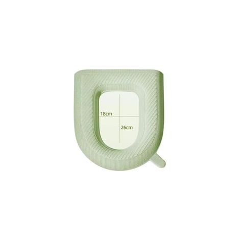 2-teiliger tragbarer Toilettensitz aus hochelastischem Schaumstoff, wasserdichte Schaumstoff-Toilettensitzmatte, universell für alle - Crezuo
