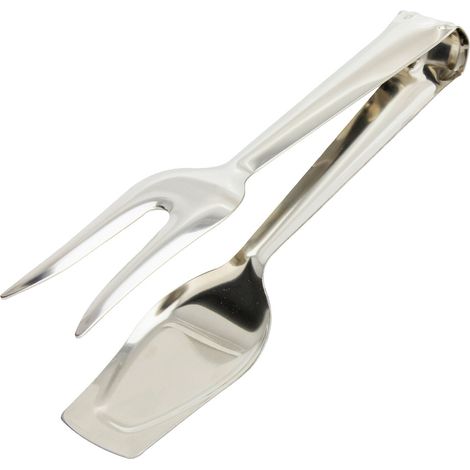 Pinzas Servir Acero Inoxidable  21 cm.