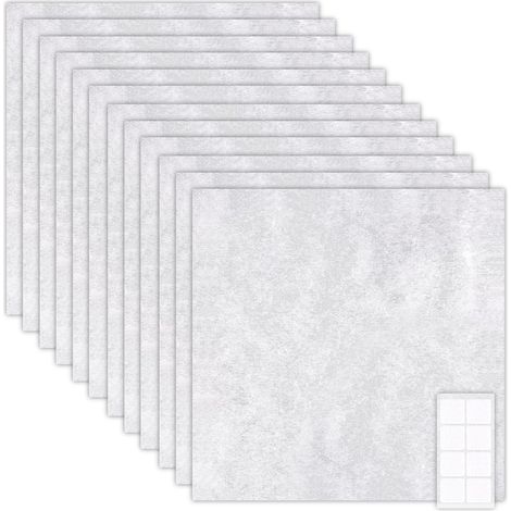 12er-Pack Dunstabzugshaubenfilter, Universal-Dunstabzugshaubenfilter, zuschneidbare Fettfilter, 43 x 45 cm, absorbiert Dampf, Rauch und Gerüche, hervorragende Filterleistung (1/5)