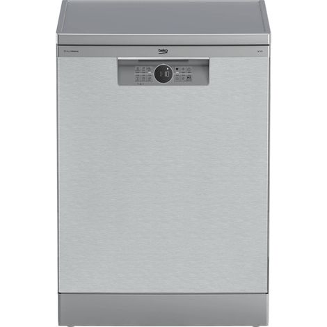 Beko – Lave-vaisselle 60 cm – 15 couverts – Classe énergétique E – 6 programmes – Conso. eau 9.5L/cycle – Inox