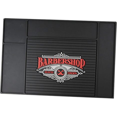 Barber Station Tapis Salon de Coiffure Non-Slip Mat Travail - (1/5)