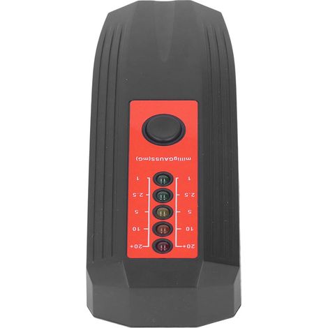 Détecteur EMF 5 LED - Testeur de radiation électromagnétique portable noir (1/5)