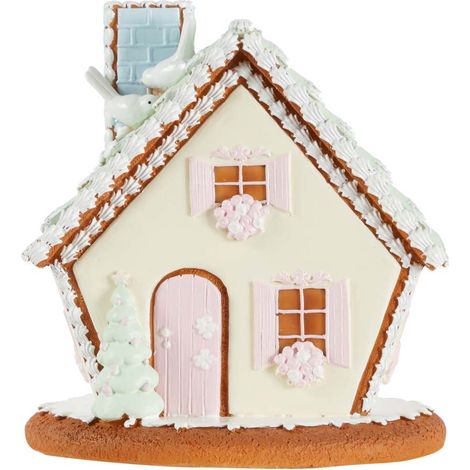 ARPIMEX Casetta Natale Candy con Led 16 x 16 x 17 Cm Resina