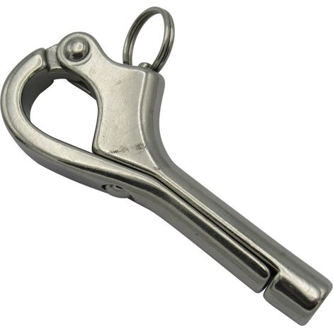 Stainless Steel Pelican Hook 5/16" UNF (Safety Rails Quick Release Marine Connector) (1/5)