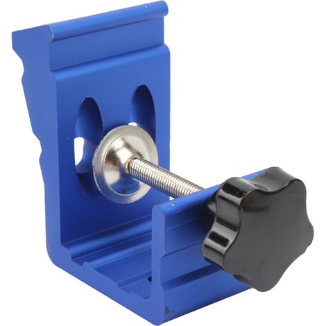Kit d'outils de gabarit de perçage en alliage d'aluminium pour trous de poche, pas de trou réglable, guides de perçage inclinés à 15°, ensemble de localisateurs de trous obliques pour le travail du bo (1/5)