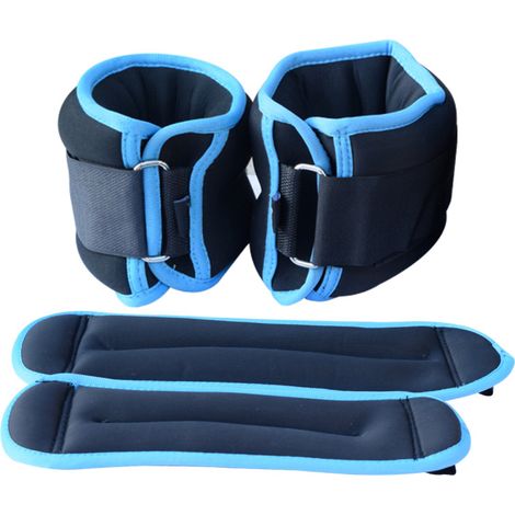1 paire Poids chevilles, Ajustable, Sangle velcro, Rembourrage doux, Pour course marche musculation (1/5)