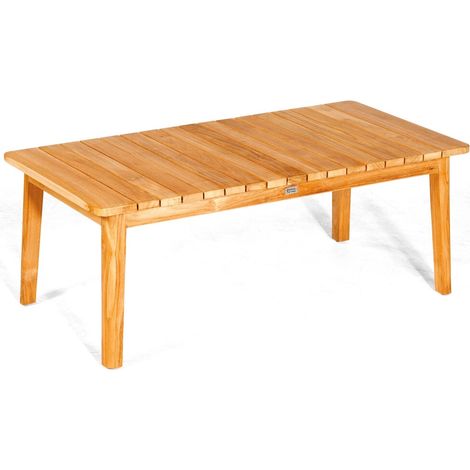 Sonnenpartner Cheyenne Lounge-Tisch Gartentisch Holztisch Teakholz Braun