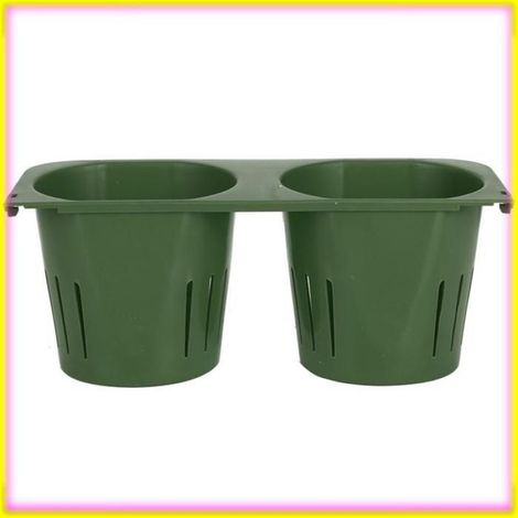 keenso pot de plante Pot de fleur mural pour balcon, verdissement, conteneur de plantes suspendu, boîte jardin moteur Vert foncé (1/5)