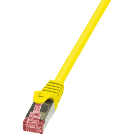 Logilink cable de red cat6 s/ftp awg27 pimf amarillo 10m