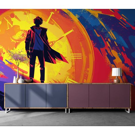 Papier Peint Anime- Gardien du Temps - 150 x 250 cm (1/2)